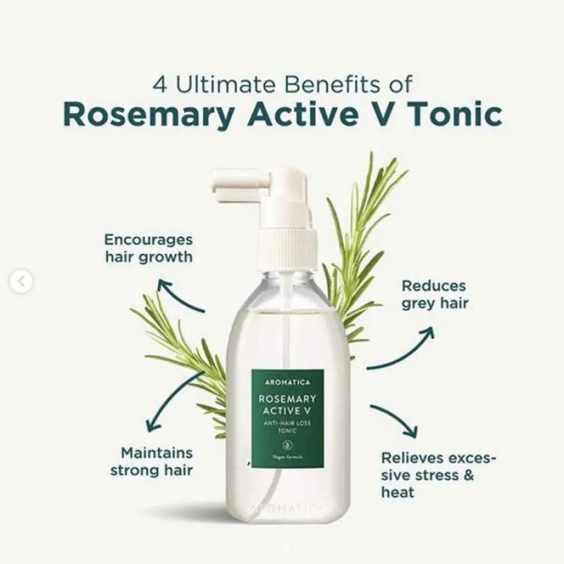 AROMATICA Rosemary Active V Anti-Hair Loss Tonic 100ml