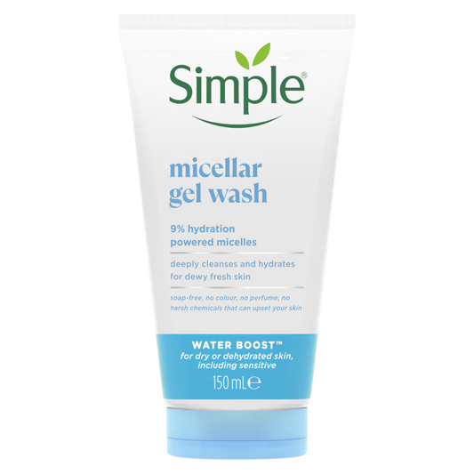 Simple Water Boost Micellar Facial Gel Wash 150ml