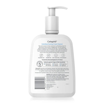 Cetaphil Hydrating Foaming Cream Cleanser 236ml