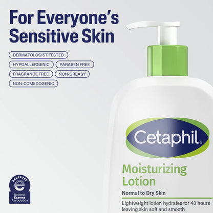 Cetaphil Moisturizing Lotion, Normal to Dry Skin 236ml