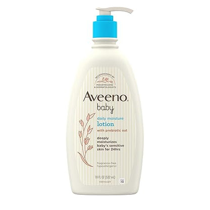 Aveeno Baby Daily Moisture Body Lotion - Fragrance Free 532ml