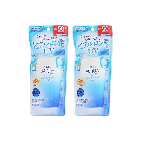 Skin Aqua Sunscreen UV Super Moisture Gel Hydrating Sunscreen SPF50+/PA++++ 140ml