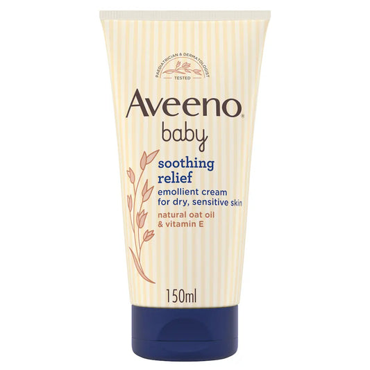 Aveeno Baby Soothing Relief Emollient Cream for Dry and Sensitive Skin 150ml