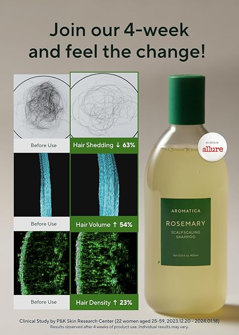 AROMATICA Rosemary Scalp Scaling Shampoo 400ml