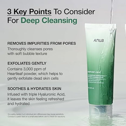 Anua Heartleaf +BHA Cleansing Foam 25ml