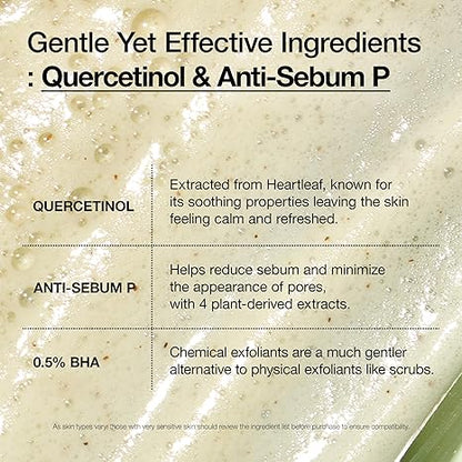 Anua Heartleaf Succinic Moisture Cleansing Foam 25ml Face Wash, Blackhead Remover, Korean Skincare