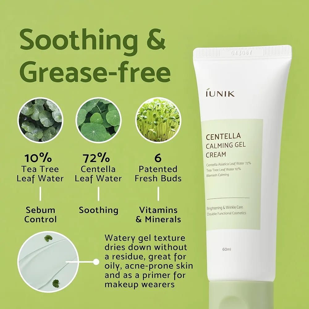 Iunik Centella Calming Gel Cream 60ml