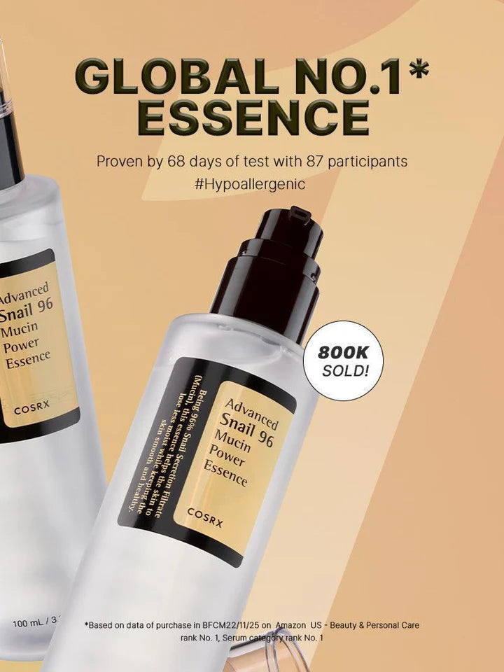 Cosrx Advanced Snail 96 Mucin Repairing Serum 100ml, Korean Skin Care