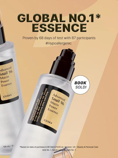 Cosrx Advanced Snail 96 Mucin Repairing Serum 100ml, Korean Skin Care
