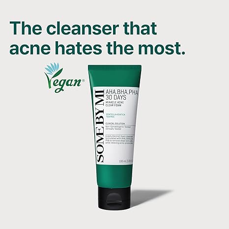 Some By MI AHA BHA PHA 30 Days Miracle Acne Clear Foam 100ml