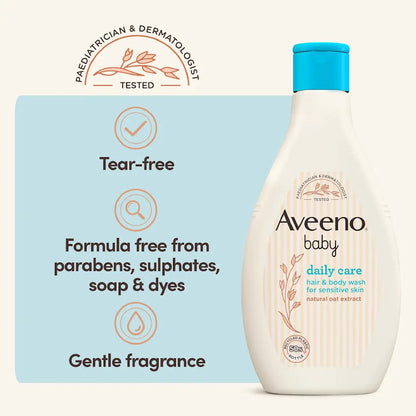 Aveeno Baby Daily Care Hair & Body Wash 400ml